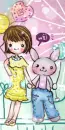 GIRL WITH BUNNY