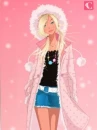 White snow