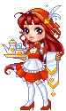 Cute waitress
