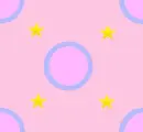 pink circles and stars