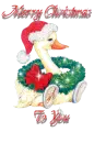 Merry Christmas swan