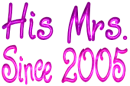 His Mrs.