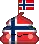 POOP ~ NORWAY FLAG