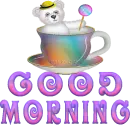 good morning - bear n teacup