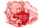 Thanks for the add! -Hugs,giselle