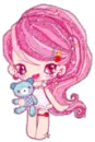 girl with her teddy