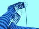 Blue converse