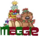 Bear with presents - Maggie