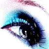 blue eyeshadow eye