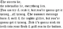 Lie Lie Lie !