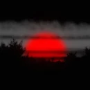 Blood-red moon