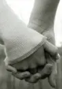 holding hands