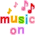 music on