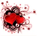 colorful hearts