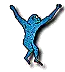 Monkey swinging