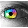 rainbow eye