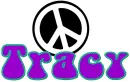 Tracy Peace Sign