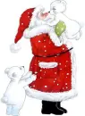 Polar Bears & Santa