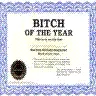 bitch of tha year!!