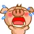 pig crying