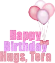 happy birthday hugs, tera