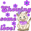 Showing some love cat