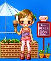 girl with icecream