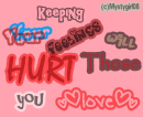 keeping ur feelings