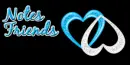 Blue/Silver Hearts Contact Table