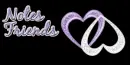 Purple/Silver Hearts Contact Table