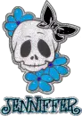 Skull and Bow with Jenniffer