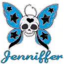 Butterfly Skull with Jenniffer