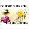 under this starry night with the one i love