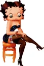 Betty Boop Sitting Pretty.
