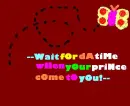 wait for the time