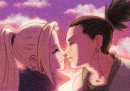 kissing scene of ino and shikamaru on naruto