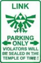 legend of zelda/link sign