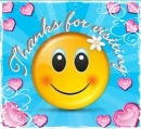 thanks for visiting smiley