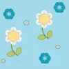 blue flowers!