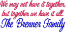 The Brenner Family