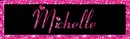 michelle pink glitter