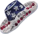 glitter hat