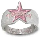 dallas cowboys pink star ring trishia
