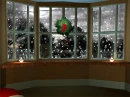 Christmas Scene through Window