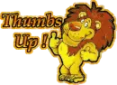 Thumbs Up lion