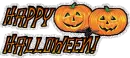 Happy Halloween pumpkins
