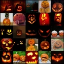 halloween collage