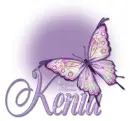 Purple Butterfly Bling Kenia