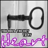 you hold the key to my heart