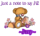 Just a note... from Perry